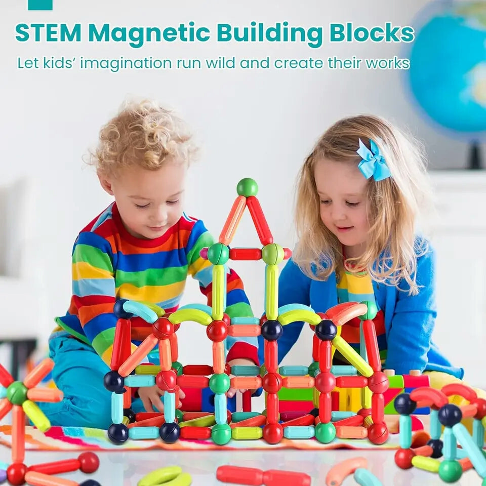 42 PCs Set of Magnetic Building Blocks for Children's Brain Development