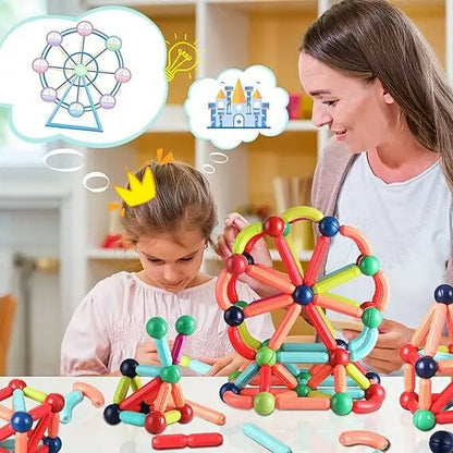 42 PCs Set of Magnetic Building Blocks for Children's Brain Development