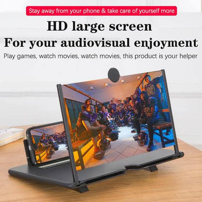 Eshopz 12 inches Magnifier Screen, 3D Foldable Stand